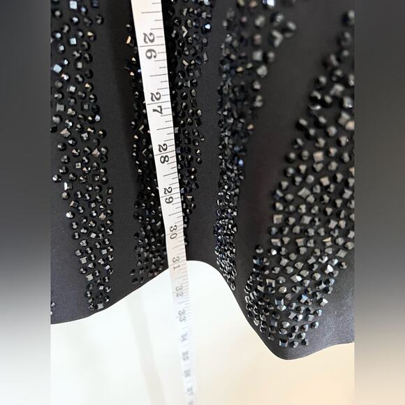 Fashion nova nova luxe NWT Karina suit set black beaded crystal gala wedding 3X - Picture 9 of 16